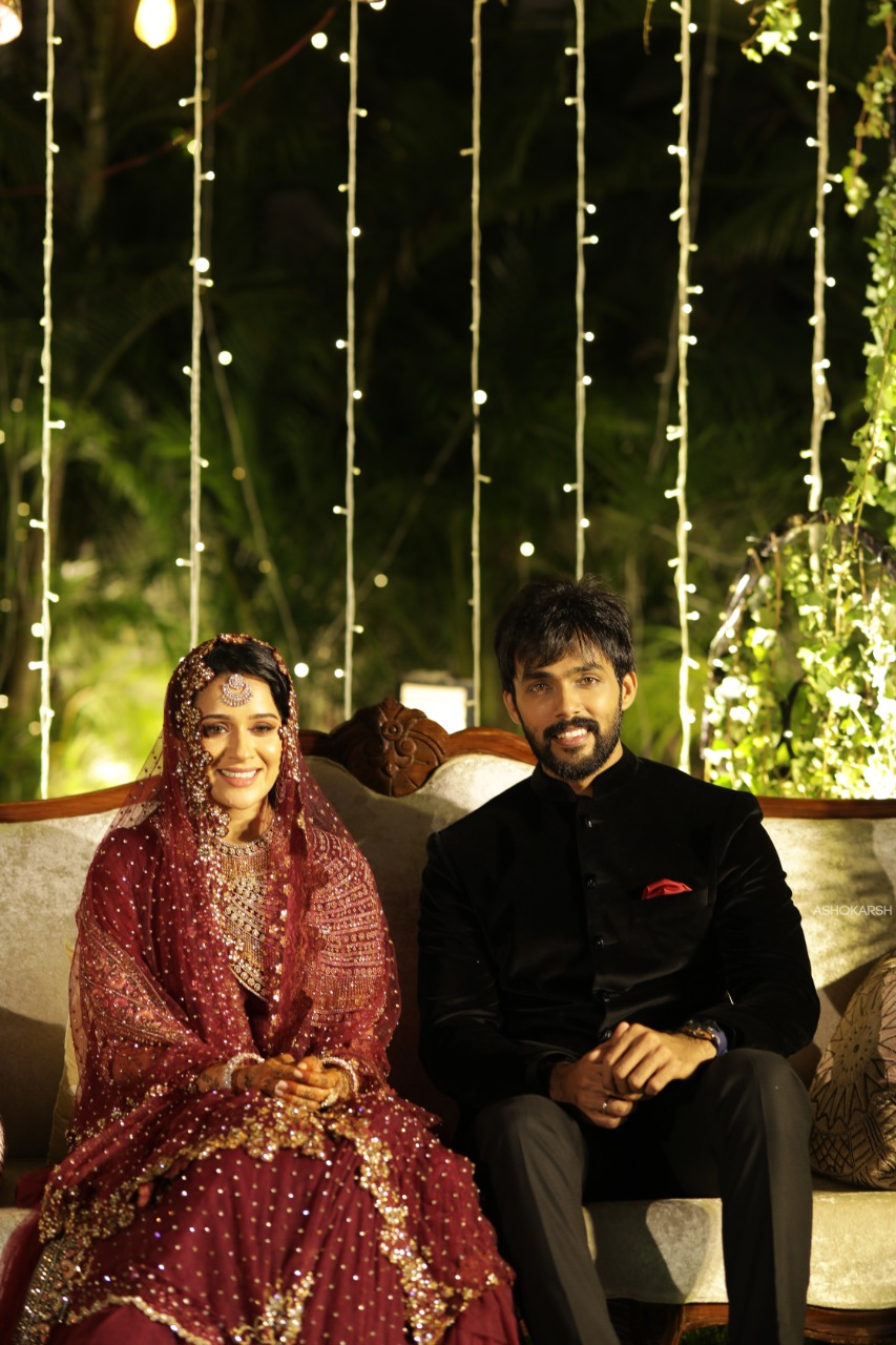 *Groom* Actor Arav  *Bride* Actress Raahei
