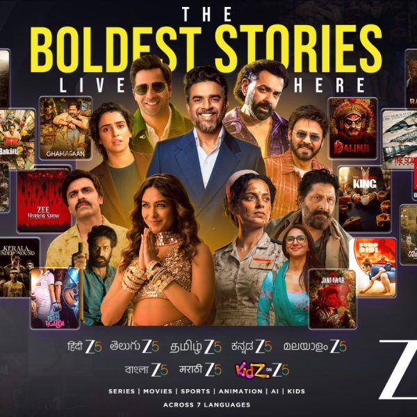 ஏழு மொழிகளில் இதுவரை இல்லாத அளவிலான மிகப்பெரிய மல்டிலிங்குவல் படைப்புகளின் பட்டியலை வெளியிட்ட ZEE5